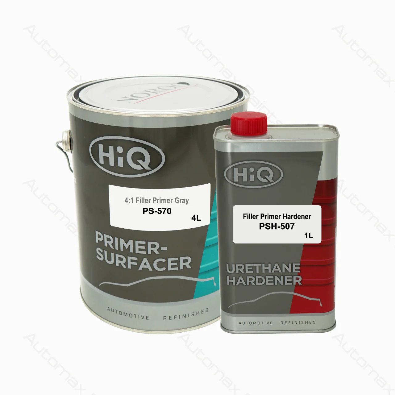 HiQ 4:1 Acrylic Urethane Primer Surfacer Gray Kit 5L (PS-570)